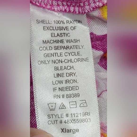 XL Multicolor Floral Off the Shoulder Maxi Dress Elastic Waist - Picture 7 of 8